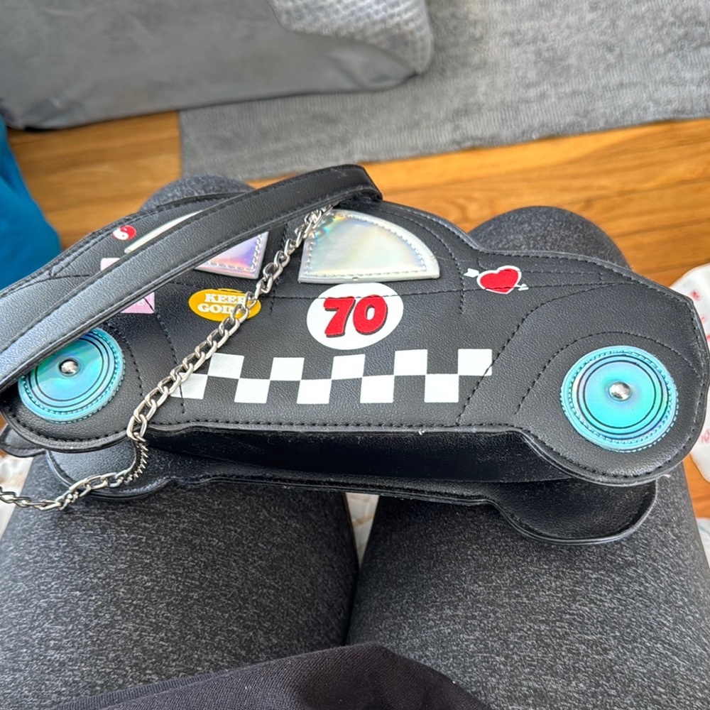 Black Car-Shaped Crossbody Bag